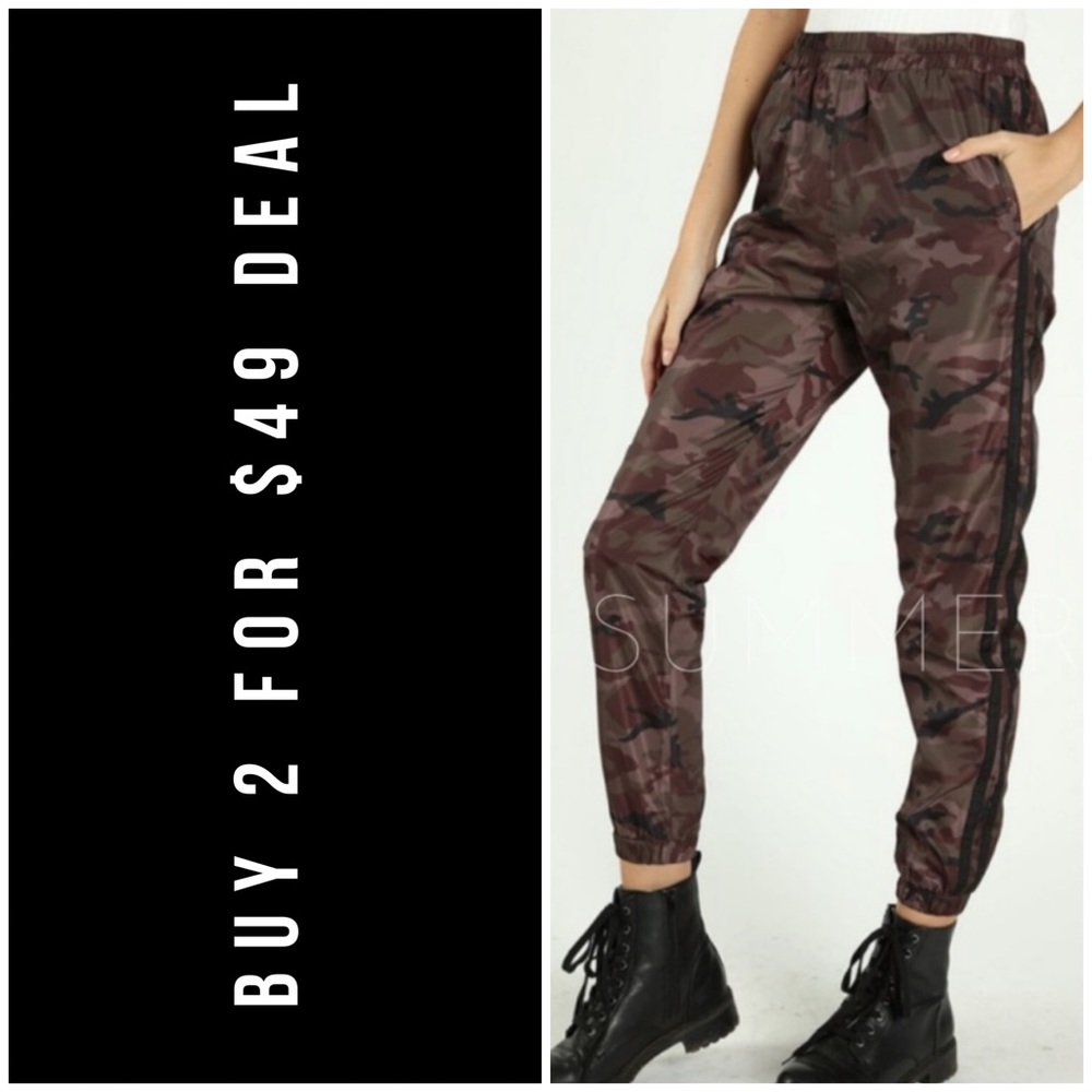 โ๏ธCAMO MOCHA JOGGERS